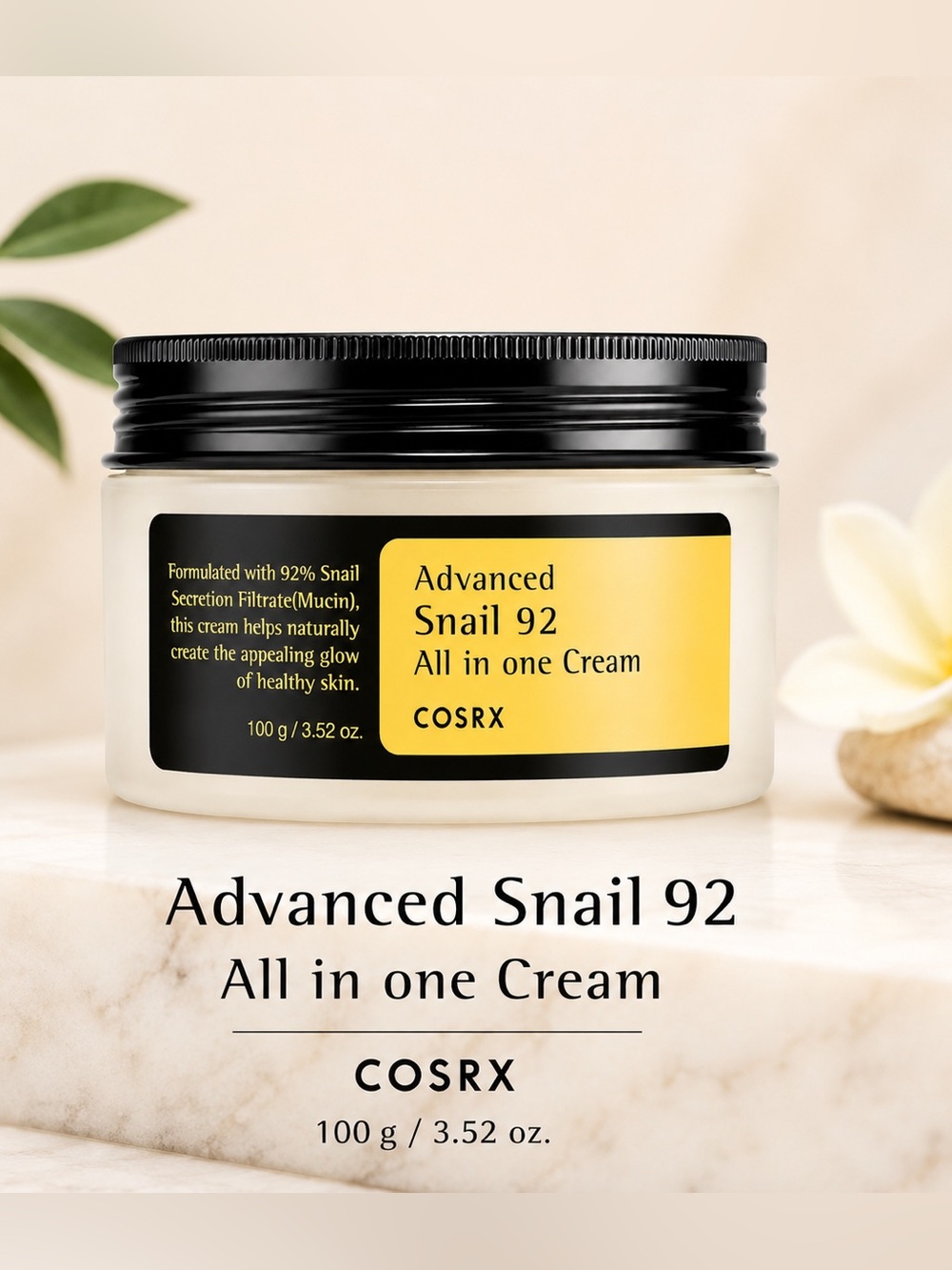COSRX Advanced Snail 92 All In One Cream - 100g / 3.25 oz. NEW ✨